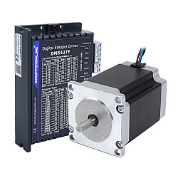 TES Serisi 1 Eksenli Step CNC Seti 2,00Nm(283,22oz.in) Nema 23 Step Motor ve Sürücü DM542TE