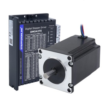 TES Serisi 1 Eksenli Step CNC Seti 2,4Nm(339,87oz.in) Nema 23 Step Motor ve Sürücü DM542TE