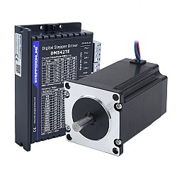 TES Serisi 1 Eksenli Step CNC Seti 2,4Nm(339,87oz.in) Nema 23 Step Motor ve Sürücü DM542TE