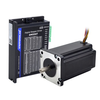1 Eksenli Step Motor CNC Kiti 3.4Nm(481.48oz.in) Nema 24 Step Motor ve Sürücü
