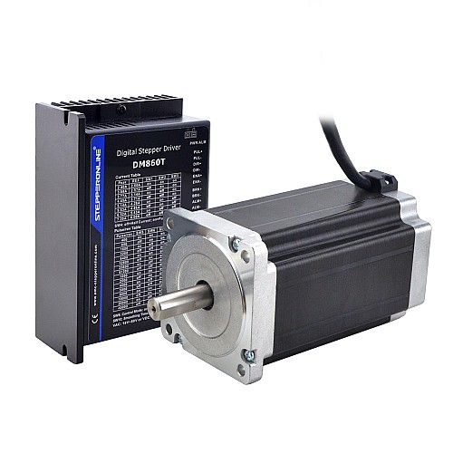 1 Eksenli Step Motor CNC Kiti 13,0 Nm (1841 oz.in) Nema 34 Step Motor ve Sürücü