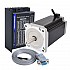 TES Serisi 1 Eksen Step Motor CNC Kiti 13,0Nm(1840,95oz.in) Nema 34 Step Motor ve Sürücü DM860TE