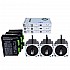 3 Eksenli Step Motor CNC Kiti 8,0 Nm (1132,89 oz.in) Nema 34 Step Motor ve Sürücü ve 60 V Güç Kaynağı