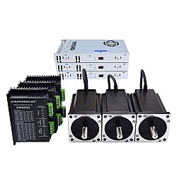 3 Eksenli CNC Freze Takımı 12,0 Nm (1699,68 oz.in) Nema 34 Adım Motoru ve Sürücüsü