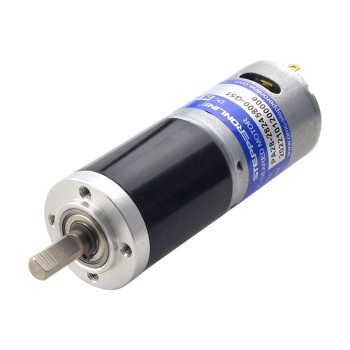 CN Satışta - Fırçalı 24V DC Dişli Motoru 1,8Kg.cm/90RPM 51:1 Planet Dişli Kutusu ile