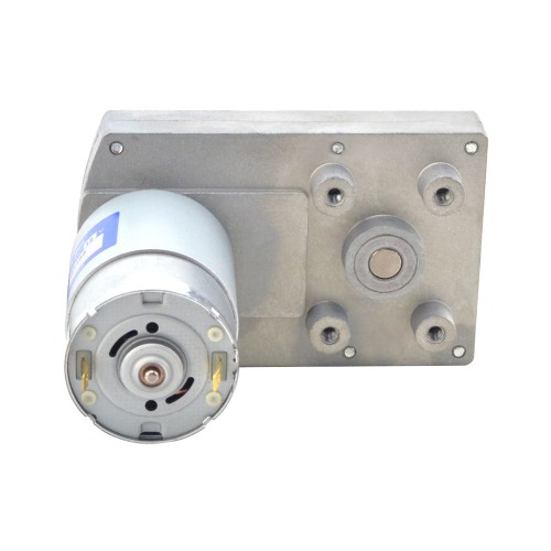 Fırçalı 12V DC Dişli Motoru 60Kg.cm/3,5RPM 1166:1 Dikdörtgen Mahmuzlu Dişli Kutusu