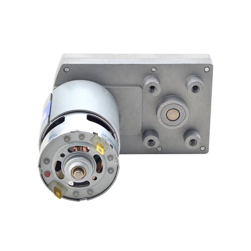 Fırçalı 24V DC Dişli Motoru 100Kg.cm/32RPM 149:1 Dikdörtgen Mahmuzlu Dişli Kutusu