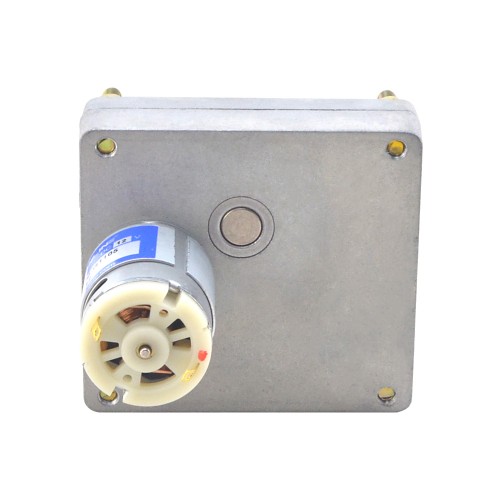 Fırçalı 12V DC Dişli Motoru 50Kg.cm/4.1RPM 1105:1 Dikdörtgen Mahmuzlu Dişli Kutusu