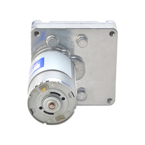 Fırçalı 24V DC Dişli Motoru 20Kg.cm/55RPM 90:1 Dikdörtgen Mahmuzlu Dişli Kutusu