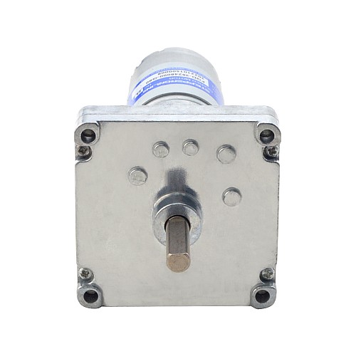 Fırçalı 24V DC Dişli Motoru 20Kg.cm/55RPM 90:1 Dikdörtgen Mahmuzlu Dişli Kutusu