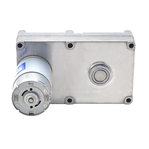 Fırçalı 12V DC Dişli Motoru 100Kg.cm/3.3RPM 1269:1 Dikdörtgen Mahmuzlu Dişli Kutusu