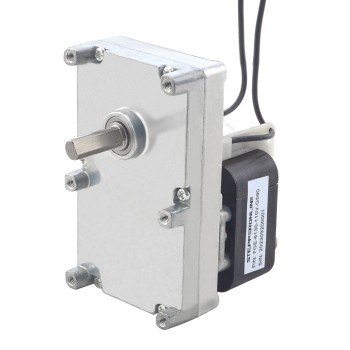110V AC Dişli Motoru 100Kg.cm/5.5RPM 590:1 Dikdörtgen Mahmuzlu Dişli Kutusu