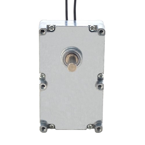 110V AC Dişli Motoru 100Kg.cm/5.5RPM 590:1 Dikdörtgen Mahmuzlu Dişli Kutusu