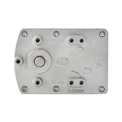 CN Satışta - Fırçalı 24V DC Dişli Motoru 7Kg.cm/100RPM 36:1 Dikdörtgen Mahmuzlu Şanzıman