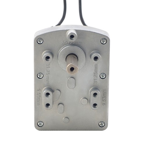 CN Satışta - 110V AC Dişli Motoru 40Kg.cm/8RPM 277:1 Dikdörtgen Mahmuzlu Şanzıman