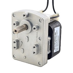 CN Satışta - 110V AC Dişli Motoru 40Kg.cm/8RPM 277:1 Dikdörtgen Mahmuzlu Şanzıman