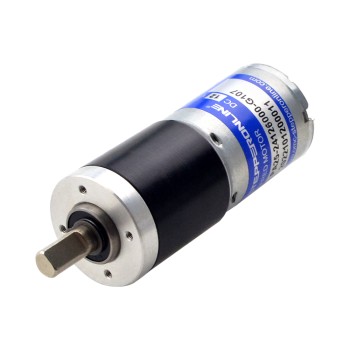 Fırçalı 12V DC Dişli Motoru 2,25Kg.cm/42RPM 107,17:1 Planet Dişli Kutusu ile