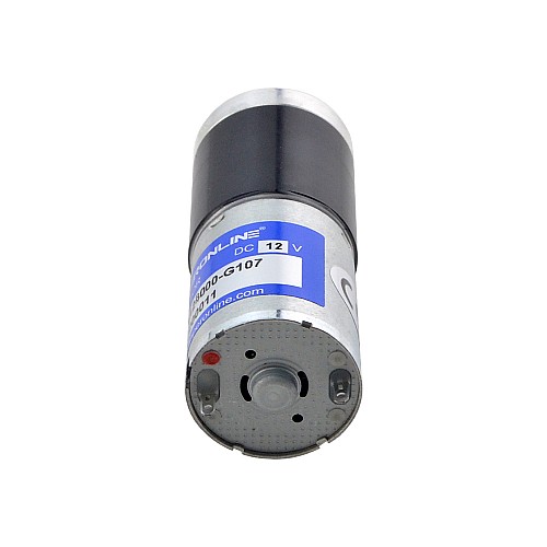 CN Satışta - Fırçalı 12V DC Dişli Motoru 2,25Kg.cm/42RPM 107,17:1 Planet Dişli Kutusu ile