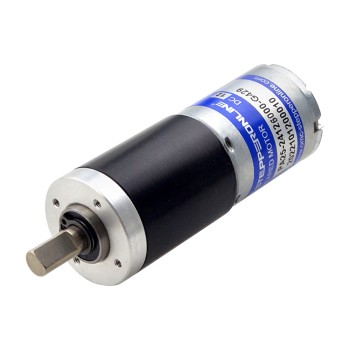 Fırçalanmış 12V DC Dişli Motoru 7,7Kg.cm/10,5RPM 428,68:1 Planet Dişli Kutusu ile