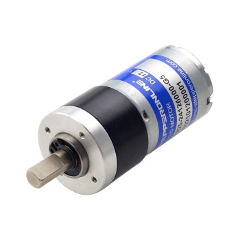 CN Satışta - Fırçalı 12V DC Dişli Motoru 0,13Kg.cm/947RPM 4,75:1 Planet Dişli Kutusu ile