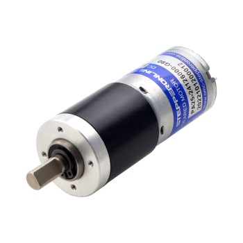 CN Satışta - Fırçalı 12V DC Dişli Motoru 1,9Kg.cm/50RPM 90,25:1 Planet Dişli Kutusu ile