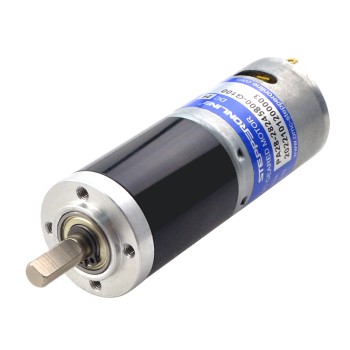 Fırçalanmış 24V DC Dişli Motoru 3,6Kg.cm/46RPM 99,5:1 Planet Dişli Kutusu ile