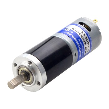 Fırçalanmış 24V DC Dişli Motoru 5,1Kg.cm/33RPM 139:1 Planet Dişli Kutusu ile