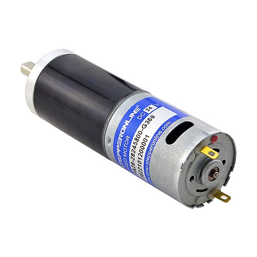 Fırçalanmış 24V DC Dişli Motoru 11,5Kg.cm/12RPM 369:1 Planet Dişli Kutusu ile