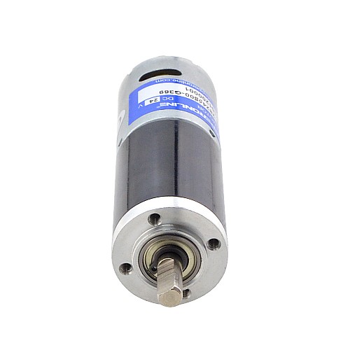 Fırçalanmış 24V DC Dişli Motoru 11,5Kg.cm/12RPM 369:1 Planet Dişli Kutusu ile