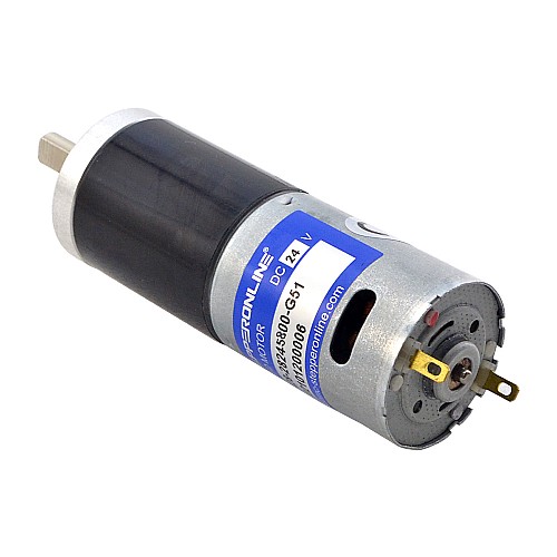 CN Satışta - Fırçalı 24V DC Dişli Motoru 1,8Kg.cm/90RPM 51:1 Planet Dişli Kutusu ile CN Satışta - Fırçalı 24V DC Dişli Motoru 1,8Kg.cm/90RPM 51:1 Planet Dişli Kutusu ile