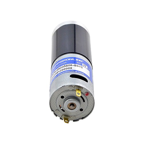 Fırçalı 24V DC Dişli Motoru 16Kg.cm/8.9RPM 515:1 Planet Dişli Kutusu ile - PA28-28245800-G515 | StepperOnline