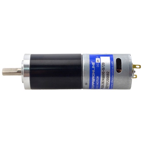 Fırçalanmış 24V DC Dişli Motoru 22Kg.cm/6.4RPM 720:1 Planet Dişli Kutusu ile