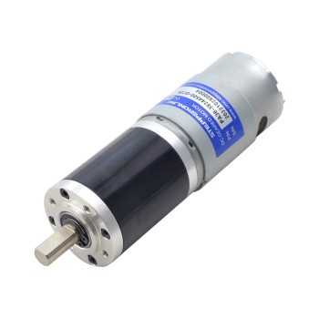 Fırçalı 24V DC Dişli Motoru 30Kg.cm/4.6RPM 720:1 Planet Dişli Kutusu ile