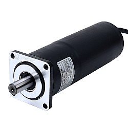 Fırçalanmış 24V DC Dişli Motoru 5Nm (708.06oz.in) 100RPM 18:1 Planet Dişli Kutusu ile IP66 155°C [311°F]