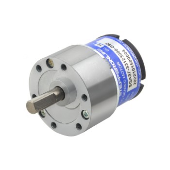 CN Satışta - Fırçalı 12V DC Dişli Motoru 2Kg.cm/24RPM 90:1 Düz Şanzıman