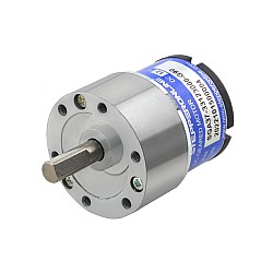 Fırçalı 12V DC Dişli Motoru 2Kg.cm/24RPM 90:1 Düz Şanzıman