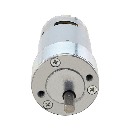 Fırçalı 24V DC Dişli Motoru 5Kg.cm/245RPM 14:1 Düz Dişli Kutusu