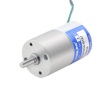 Fırçalı 6V DC Dişli Motoru 1,2Kg.cm/15RPM 187:1 Düz Dişli Kutusu