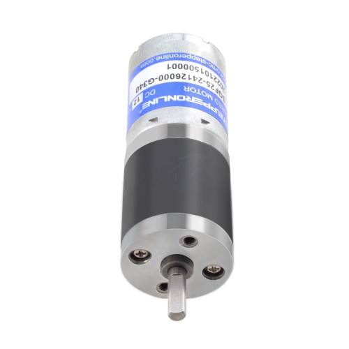 CN Satışta - Fırçalı 12V DC Dişli Motoru 5Kg.cm/14RPM 340:1 Düz Şanzıman