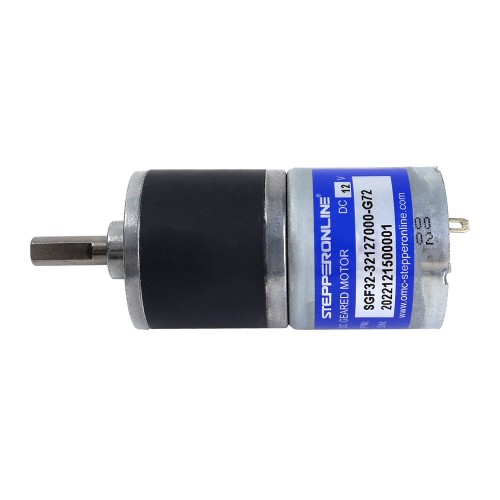 Fırçalı 12V DC Dişli Motoru 3,5Kg.cm/80RPM 72:1 Düz Dişli Kutusu