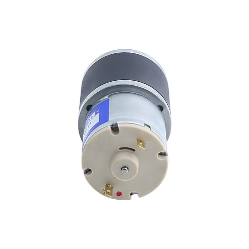 Fırçalı 12V DC Dişli Motoru 6Kg.cm/40RPM 128:1 Düz Dişli Kutusu