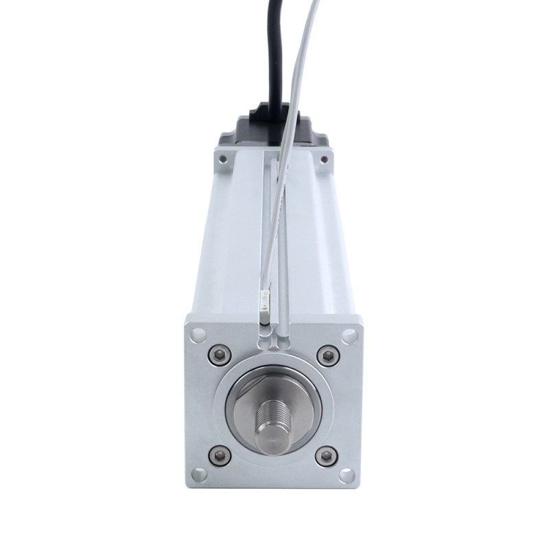 Nema 23 Bilyalı Vida Elektrikli Silindir 4.0A Strok 200mm 2.0Nm(283.22oz.in) Kurşun 10mm(0.3937) Sınır Anahtarlı - LCB23S30B1L40-200D | StepperOnline