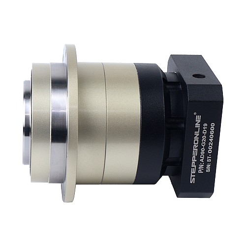 AD Serisi 90mm 20:1 Helisel Planet Dişli Kutusu Boşluk 7arcmin Servo Motorlar için IP65