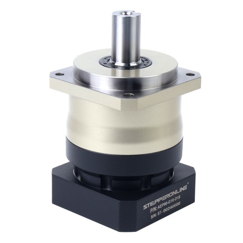 AEP Serisi 90mm 10:1 Helisel Planet Dişli Kutusu Boşluk 5arcmin Servo Motorlar için IP65
