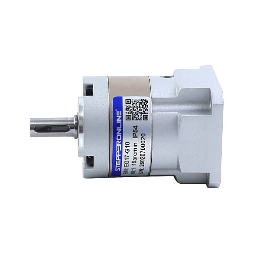 EG Serisi Planet Dişli Kutusu Dişli Oranı 10:1 Boşluk 15 ark-dk Nema 17 Step Motor için