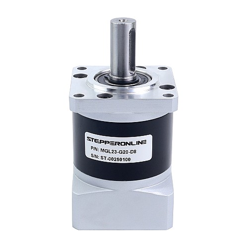 MGL Serisi Planet Dişli Kutusu Dişli Oranı 20:1 Boşluk 8 mm Şaft için 45 ark-dk Standart Nema 23 Adım Motoru MGL Serisi Planet Dişli Kutusu Dişli Oranı 20:1 Boşluk 8 mm Şaft için 45 ark-dk Standart Nema 23 Adım Motoru