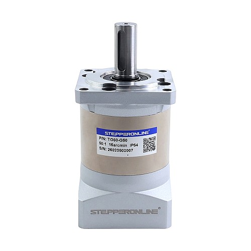Servo Motorlar için TG Serisi 60mm 50:1 Planet Dişli Kutusu Boşluğu 15 ark-dk