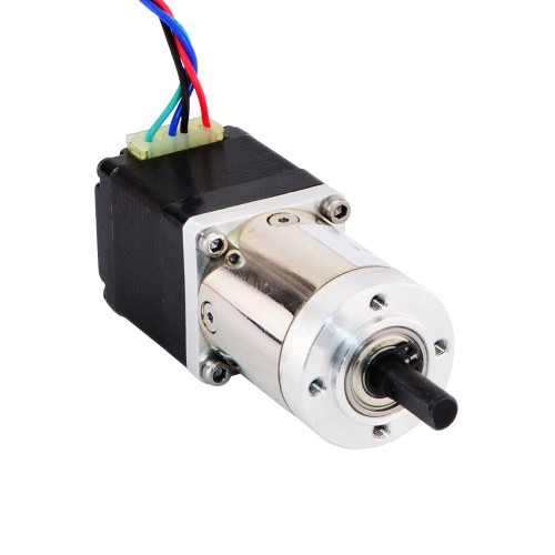 Nema 11 Step Motor L=31mm Arka Şaft ve Dişli Oranı 14:1 Planet Dişli Kutusu