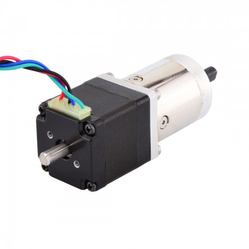 Nema 11 Step Motor L=31mm Arka Şaft ve Dişli Oranı 14:1 Planet Dişli Kutusu