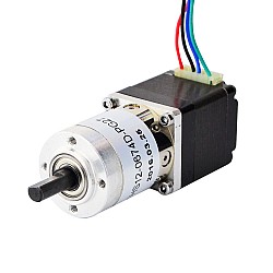 Nema 11 Step Motor L=31mm Arka Şaft ve Dişli Oranı 27:1 Planet Dişli Kutusu